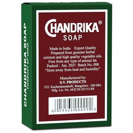 Chandrika Soaps 75 gram bars by Chandrika