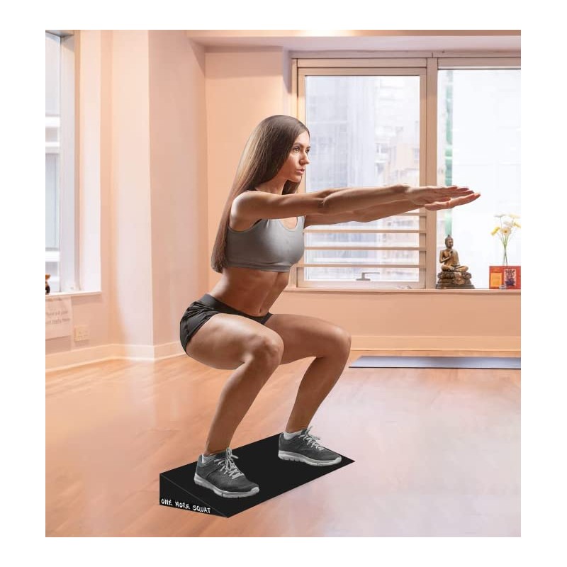 WINBOX Slant Board for Weightlifting and Calf Stretching - Non-Slip