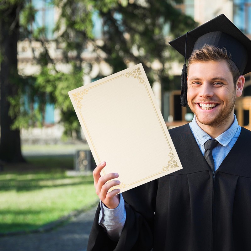VANZACK Award Paper, Certificate Printing Paper, Diploma Paper, Horizontal Writing,