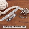 BB Hapeayou Boat Dock Cleats Stainless Steel Hooks with Screws
