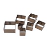7Pcs Hollow Punch Cutter Squared Design High Carbon Steel Multipurpose