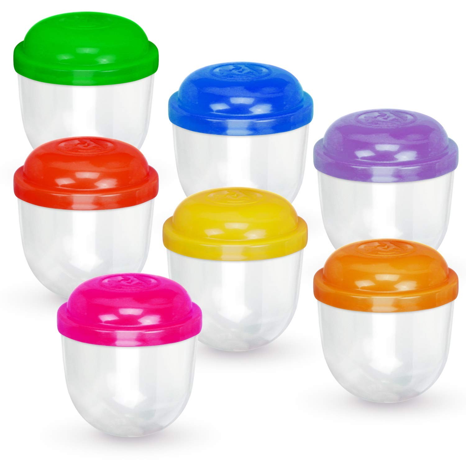 Capsules for Vending Machine - Empty 2 inch Acorn Frosty Plastic Clear ...