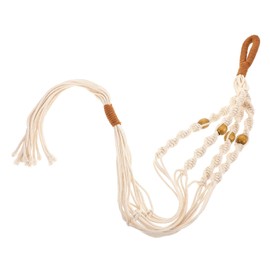 Gatuida Handwoven Wall Hanging Basket Durable Woven Decor for Boho Home Functional Decorative Storage for Plants Flowers Unique Woven Design Enhances Interior Aesthetics