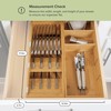 KitchenEdge Premium Silverware and Utensil Drawer Organizers – Slanted 3-Compartment
