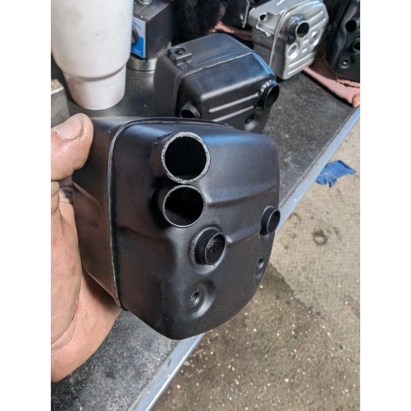 aftermarket Husqvarna Chainsaw Ported Shot Dual Port Muffler 372XP 390XP