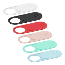 Webcam Camera Cover Slide, Webcam Cover for Laptop 0.028-Inch Ultra-Thin Webcam Cover Blocker, Protect Your Visual Privacy and Security (Multicolor-6 Pack)