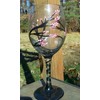 2 Pink Cherry Blossom Tree Stemmed Wine Glasses