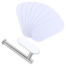 8-Pack Self-Adhesive Replacement Strips for Under-Cabinet Paper Towel Holders, 3.9 x 1.7 inches（Adhesive Strips only; Paper Towel Holder not Included）