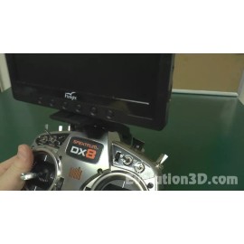 Evolution3D Deluxe Spektrum (DX7s / DX8) Adjustable Quick Release FPV LCD Monitor Mount