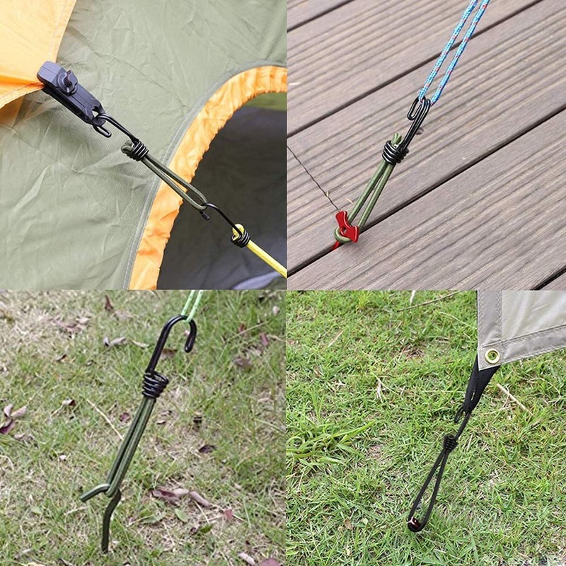 Rope Twin, Rope Hook, Rubber Hook, Tent, Stretching Cord, Rope
