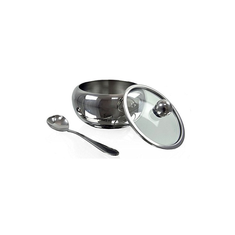 Kinghoff Beauty in the Simple Form Sugar Bowls (460 ml