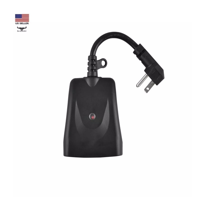 Performax Wireless Remote Control 2 Outlet Receiver 80' Range Weatherproof