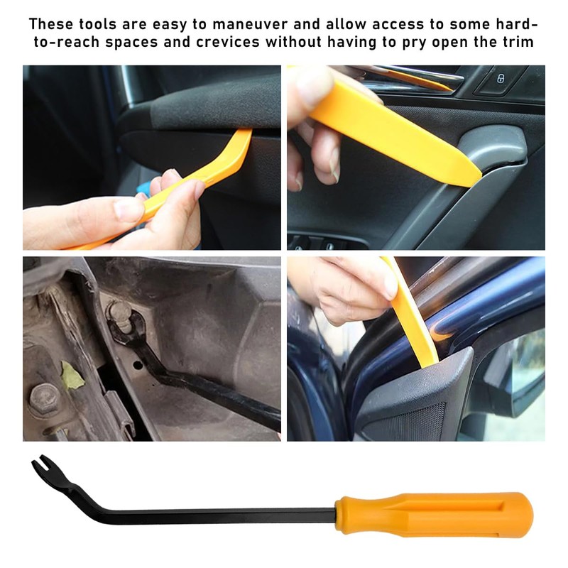Ohleats 5PCS Auto Trim Removal Tool Kit, No Scratch Plastic