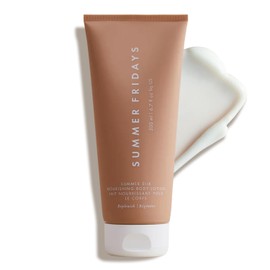 Summer Fridays Summer Silk Loción corporal nutritiva - Loción corporal hidratante con ácido hialurónico, manteca de karité, aceite de semilla de uva y manteca de cacao, hidratante no grasa para piel seca (6.7 onzas líquidas) Daily Body Moisturizer with Hy