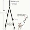 Fjquamitix Two Point Control Dog Leash, Reflective Stitching & Soft