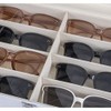 Homeanda White PU Leather Eye Glasses Eyeglass Eyewear Sun glasses