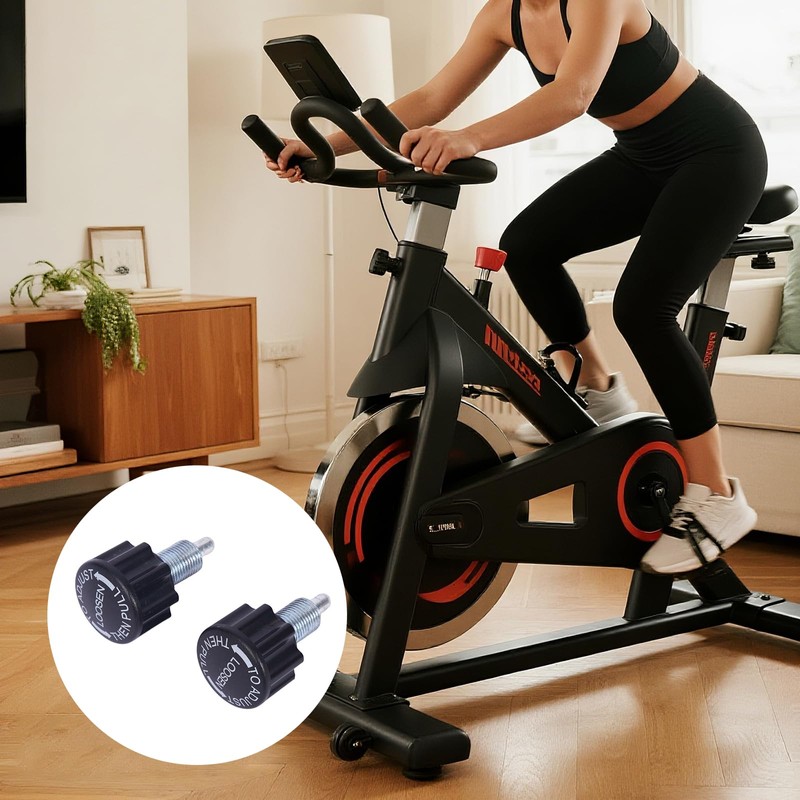 2 Pack Exercise Bike Parts, Control Board Speed Knob Kit,