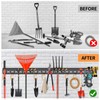 Unaikoo Garden Tool Organizer Wall Mount - Garage Storage and