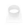 H&C VENT Diameter 120 mm Plastic PVC Duct Connector Flange,
