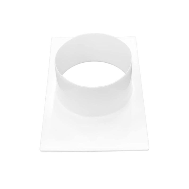 H&C VENT Diameter 120 mm Plastic PVC Duct Connector Flange,