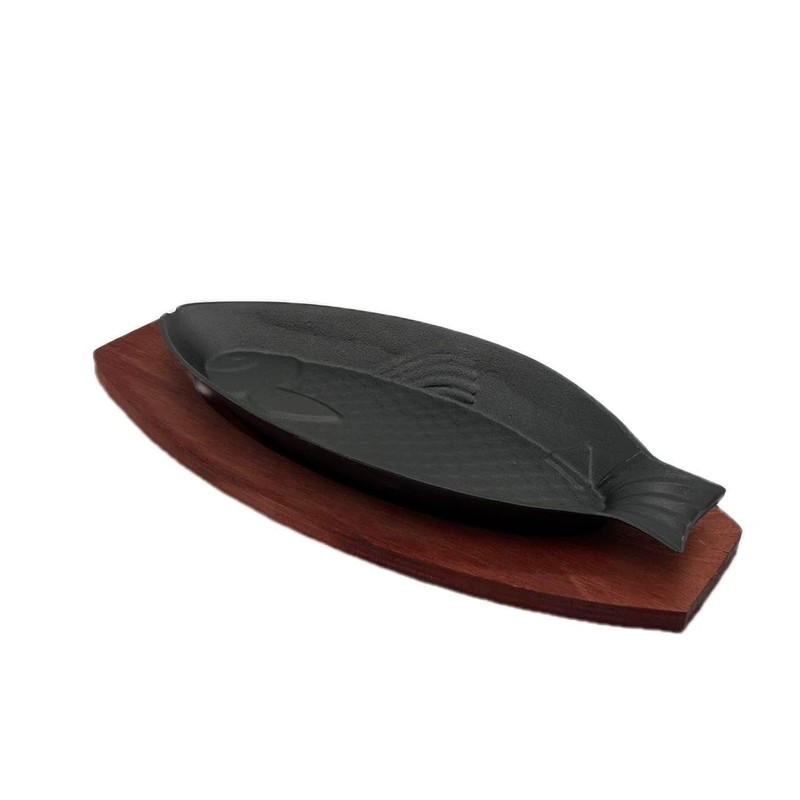 Steak plate sizzle platter cast iron bakeware square pan skillets