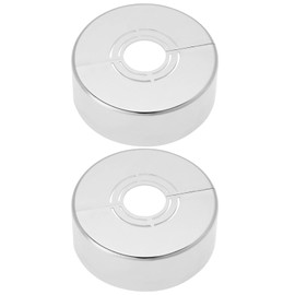 YINETTECH 2pcs 70 x 25mm Shower Split Decorative Cover Shower Rosette Cover Shower Fittings 3 Sizes in 1 Cover Rosette Divided for Diameter 21mm 26mm 33mm