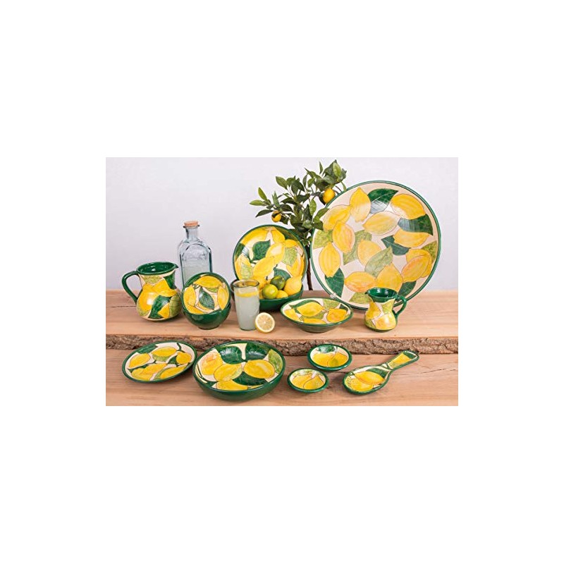Verano Spanish Ceramics Signature Hand Painted Lemons Home Decor Decorative