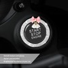 YYTQP Cute Bow Bling Car Engine Stop Decoration Ring, 1