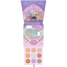essence Polly Pocket Paleta de Sombras 01 Take Me To Pollyville, 9 Tonos Mate y Shimmer de Alta Pigmentación, Diseño Pop-Up Coleccionable             