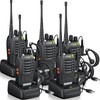 eSynic 5-Pack Rainproof Walkie Talkies Adults & Kids-3 Miles Long