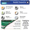 Tarpaulins Direct 3.0m x 2.5m Heavy Duty 110gsm Blue/Green Tarpaulin