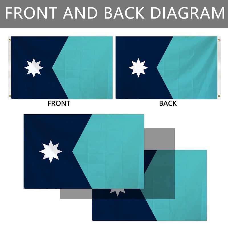 Double Sided Minnesota Flag 3x5 FT Outdoor UV Fade Resistant