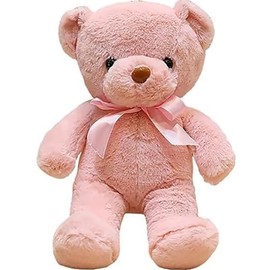 BIUBIULOVE 13.5inch Teddy Bear Stuffed Animal, Soft Cuddly Stuffed Plush Bear, Gifts for Kids Baby Toddlers on Baby Shower, Valentine's Day (Pink)