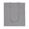 eBuyGB Shopping Tote Shoulder Bag, 100% Cotton, Grey, 2.54 x