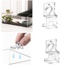 fanlangyi Aquarium Cover Clips Multi Thickness Bracket Clamp for Fish