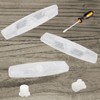 Lilaly 4 Pcs Bike Reflectors, Bicycle Night Safety Warning Bike