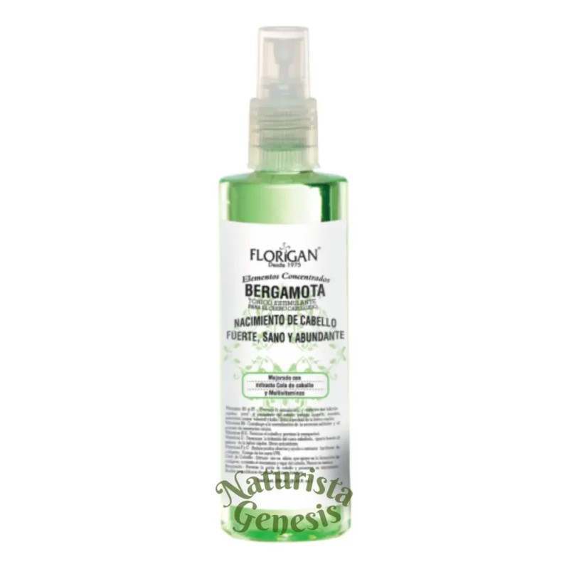 Shampoo Bergamota 1lt. Kit 2 Pzs Más Tónico Capilar Florigan