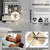 Large Wall Clocks, Silent Sunflower Shape Chic Decorative Wall Clock,