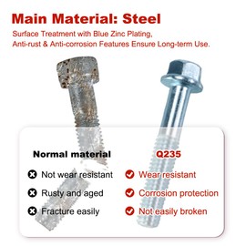 CYCBOLT 330PCS Body Work Bolt Kit Fit for CRF250X CRM250 CRF250M CRF450X Motorcycle Body Engine Fender Fasteners Bolts Set