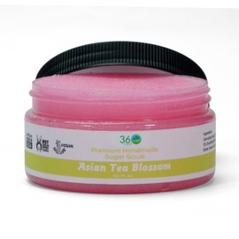 360Feel Wild Passion Sugar Body Scrub - Great Scrub for Exfoliating Body Acne Scars Stretch Marks Foot Scrub Great Gifts For Women - 8 Fl Oz