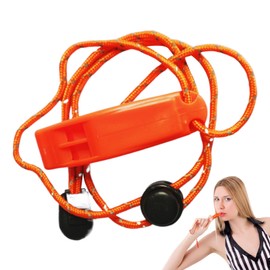 Survival Whistle,High-Decibel Kayaking Whistle with Lanyard | Waterproof Survival Supplies, Camping Gear for Outdoor Adventure