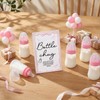 Roowest Bottle Chug Baby Shower Games Favors, Pink, Bow