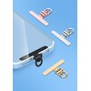 ZXZone Metal Phone Tether Tab, Anti-Scratch, Metal Phone Patch, Universal