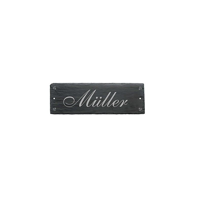 '"Müller Slate – 22 x 8 cm – Door Sign