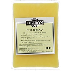 Liberon BPUR200G 200g Purified Beeswax Block