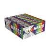 Halls Caramelo macizo sabor Colors variedad, caja con 12 paquetes