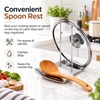 Stainless Steel Pot Lid Rack for Kitchen – Detachable Pan
