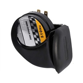 Horn 12 V Loud 300 dB, Loud Horn 12 V Very Loud Horn 12 V Loud, Mini Electronic Snail Horn, Universal Mini 115 dB Loud Horn Electric Alarm Bell for Motorcycle Loud Voice Speaker 12 V 510 Hz