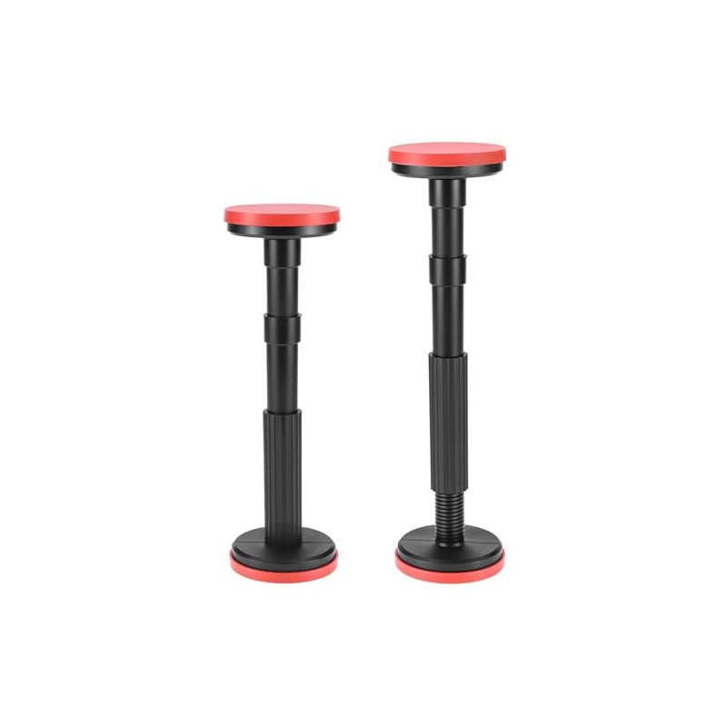QWORK Adjustable Telescopic Support Pole 7–17.7 inch Range, 2 Pack