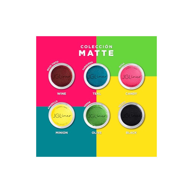 Colección 12 tonos de delineadores matte JGLiner